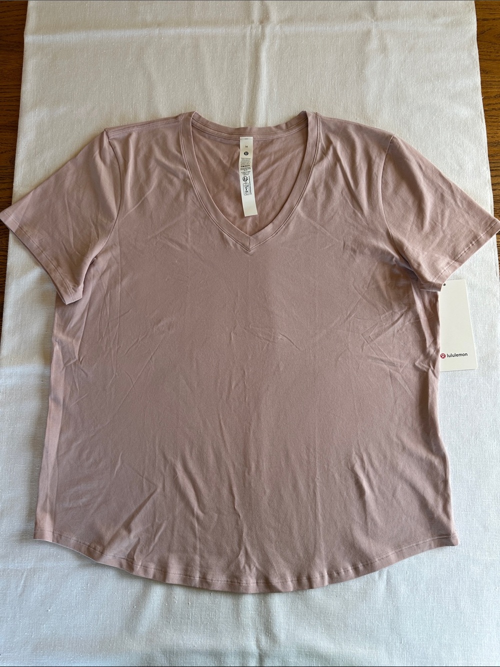 Lululemon Love V-Neck 14 Mink Berry NWT